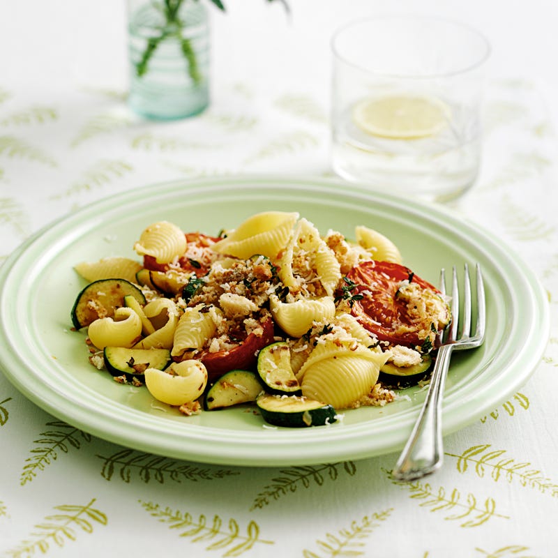 Foto Zucchini-Pasta mit Pangritata von WW