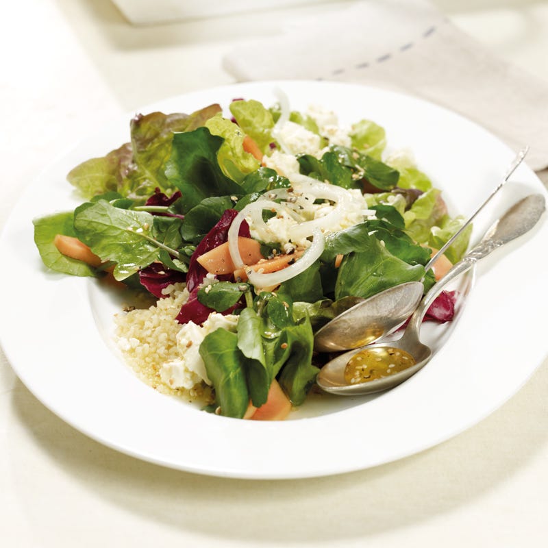 Foto Brunnenkresse-Papaya-Salat mit Bulgur von WW