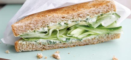 Grünes Sandwich