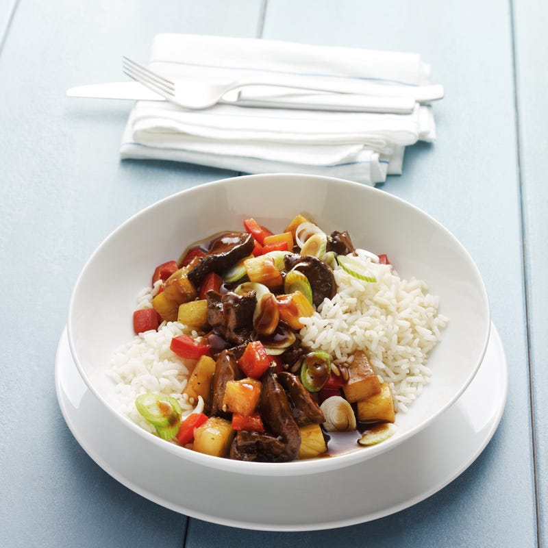 Foto Geflügelleber mit Ananas von WW