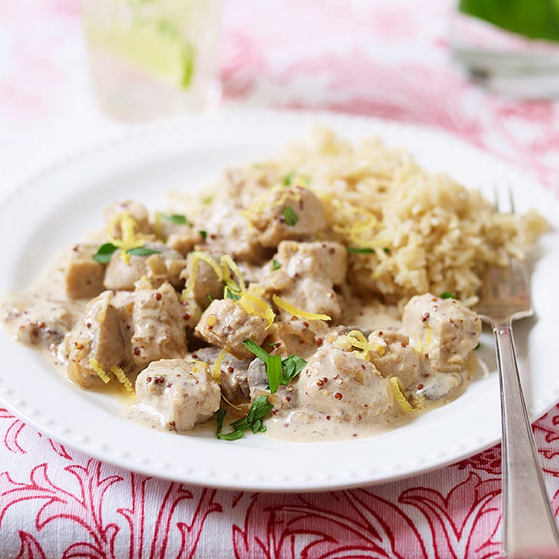 Photo of Mustardy Quorn and mushroom stroganoff by WW