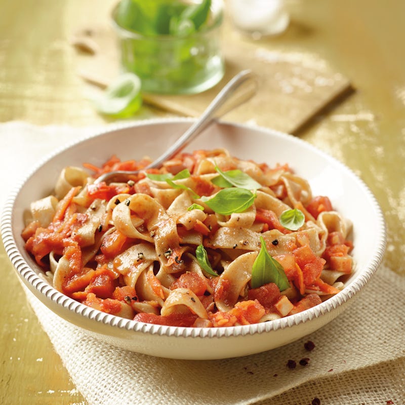 Foto Nudeln mit Karotten-Schinken-Sauce von WW