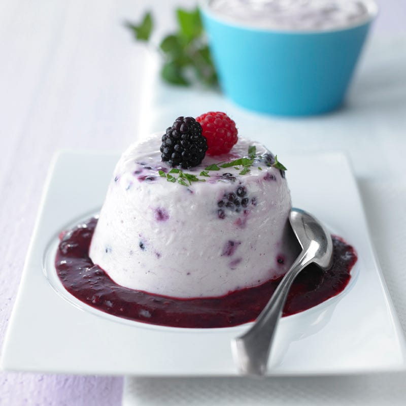 Brombeerpudding