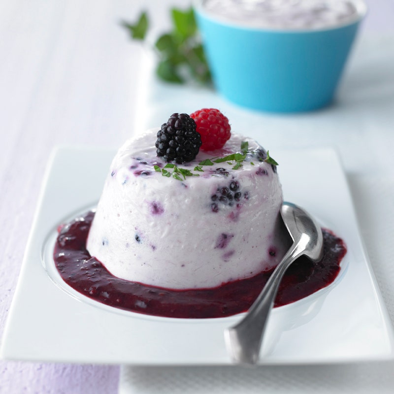 Brombeerpudding