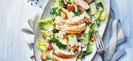 Chicken Caesar salad