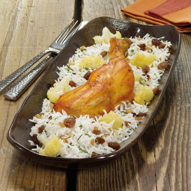 Foto Joghurthähnchen mit Gemüsereis von WW