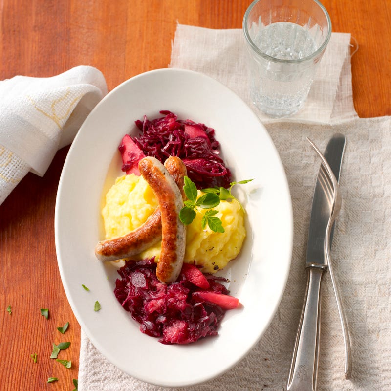 Foto Nürnberger mit Rotkohl von WW