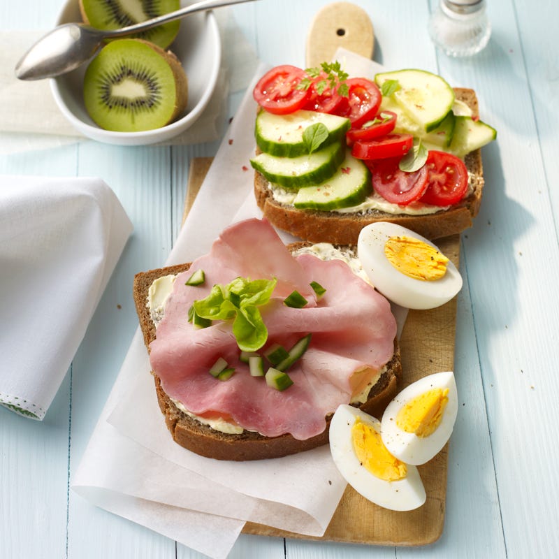 Foto Schinkenbrot mit Ei von WW