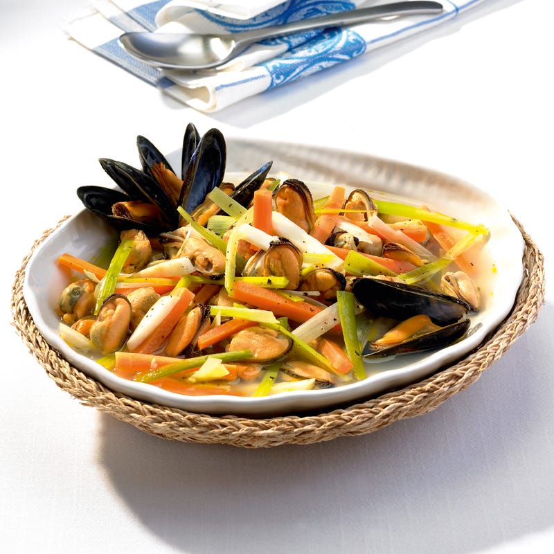 Foto Muscheln in Gemüse-Weißwein-Sauce von WW