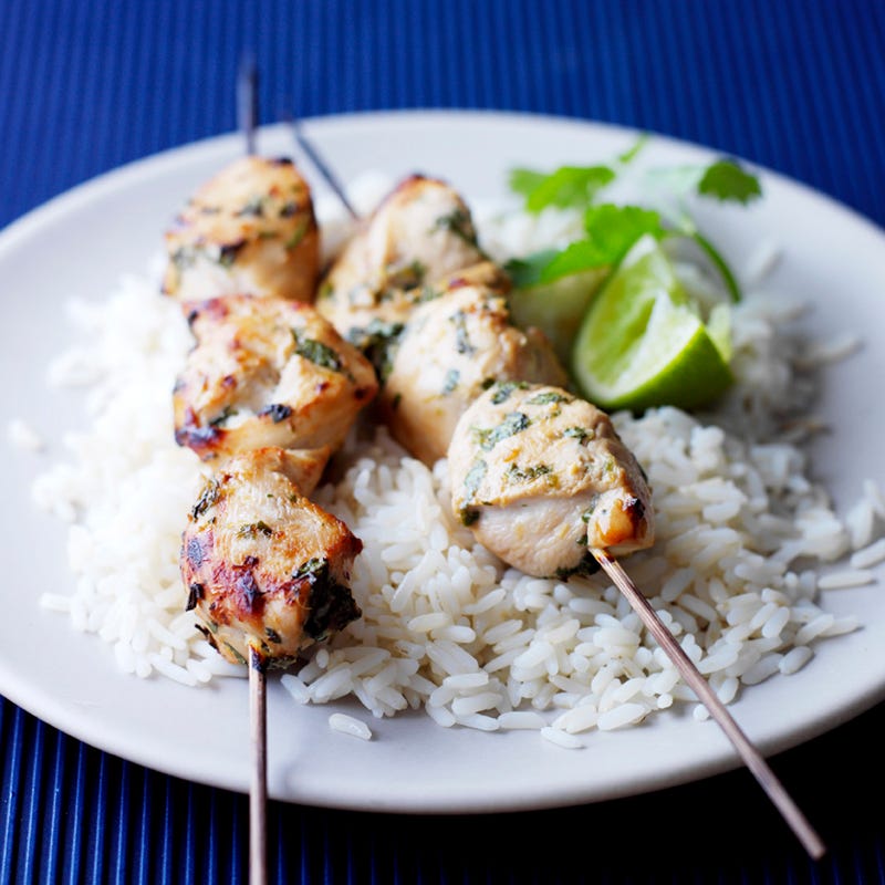 Foto Hühnchen-Kebabs mit Zitronengras von WW