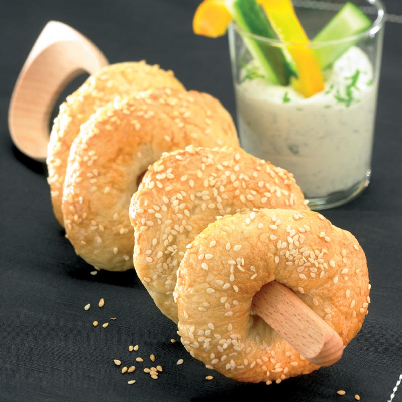 Foto Frische Bagel mit Sesam von WW