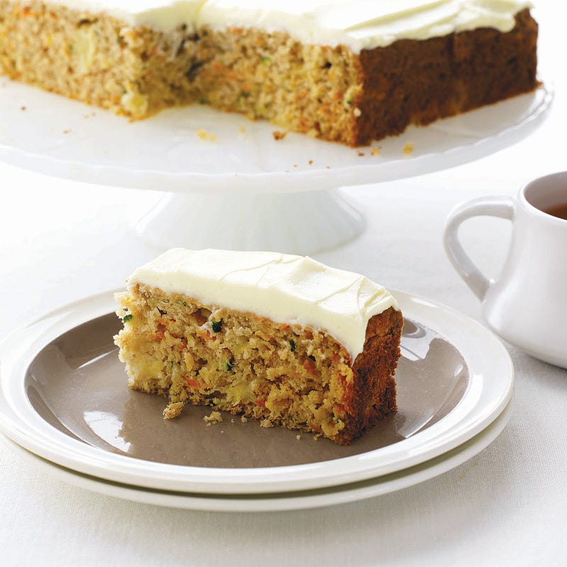 Foto Zucchini-Karotten-Kuchen mit Ananas von WW