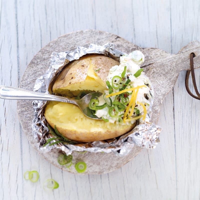 Folienkartoffel mit Sour Cream