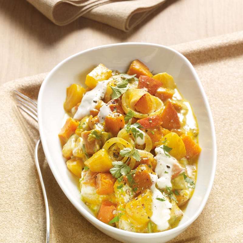 Foto Würziges Kartoffel-Kürbis-Curry von WW