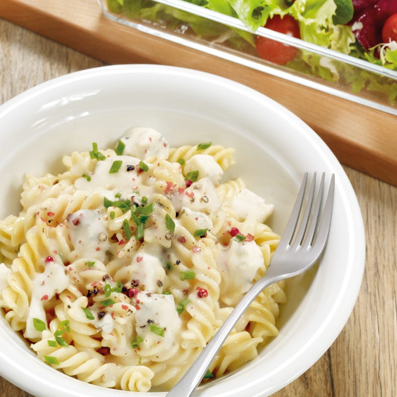 Foto Gorgonzolasauce mit rosa Pfeffer von WW