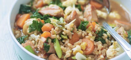 Chicken & spring vegetable stew