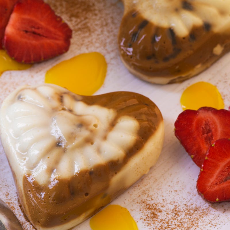 Foto Espressomarmorpudding mit Früchten von WW