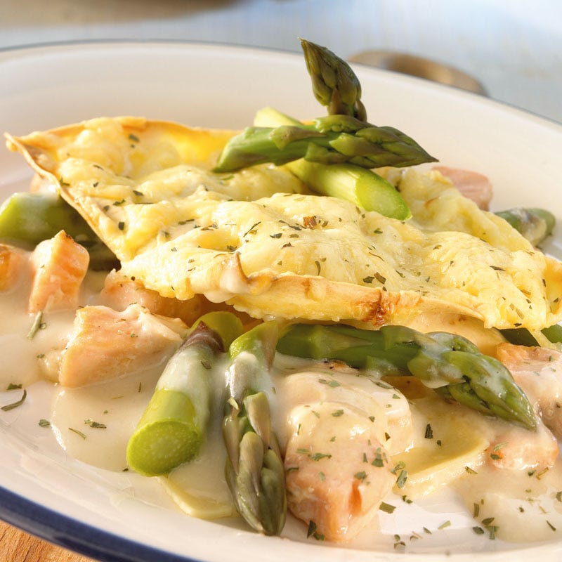Foto Spargel-Lachs-Lasagne von WW