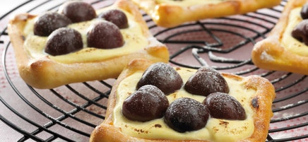 Kirsch-Käsekuchen-Teilchen