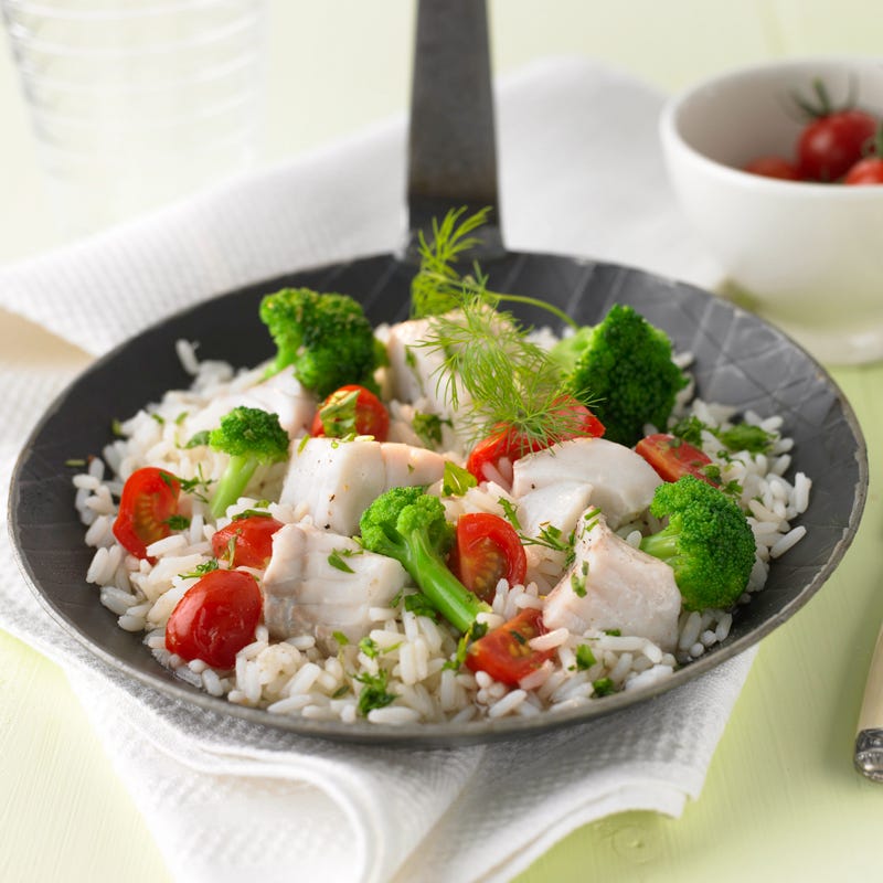 Foto Schnelle Seelachspfanne mit Brokkoli von WW