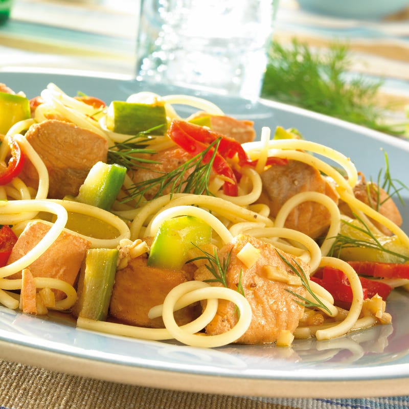 Foto Gurken-Lachs-Pfanne von WW