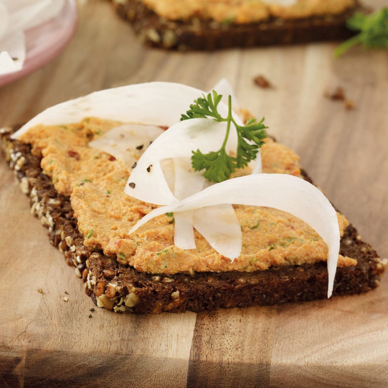 Foto Roggenbrot mit pikanter Tofucreme von WW