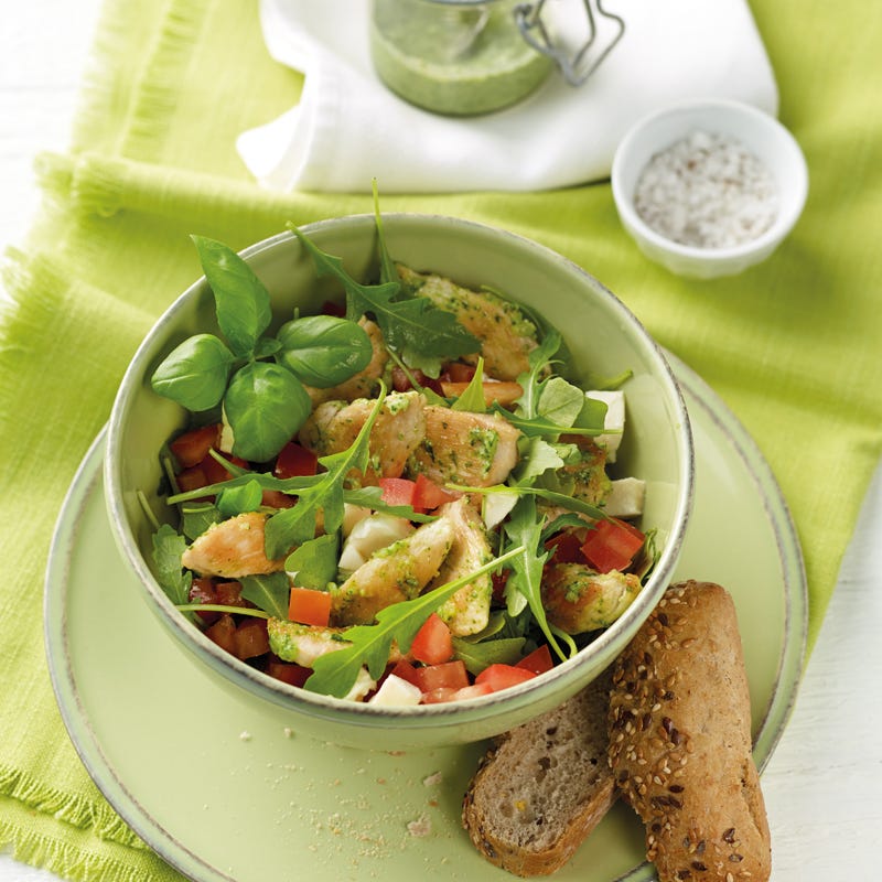 Foto Pestohähnchen mit Rucolasalat von WW