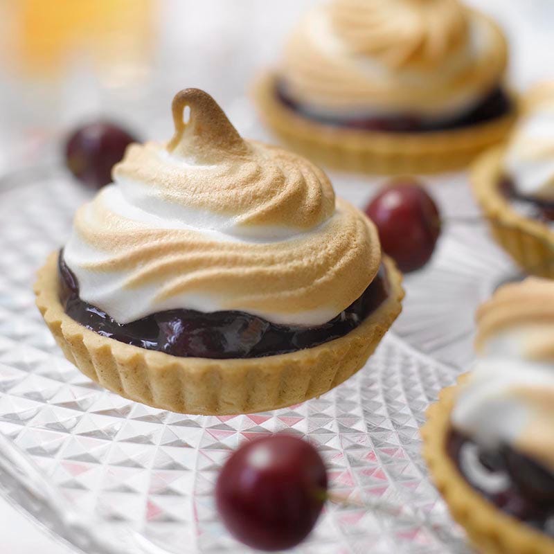 Photo of Cherry meringue pies by WW