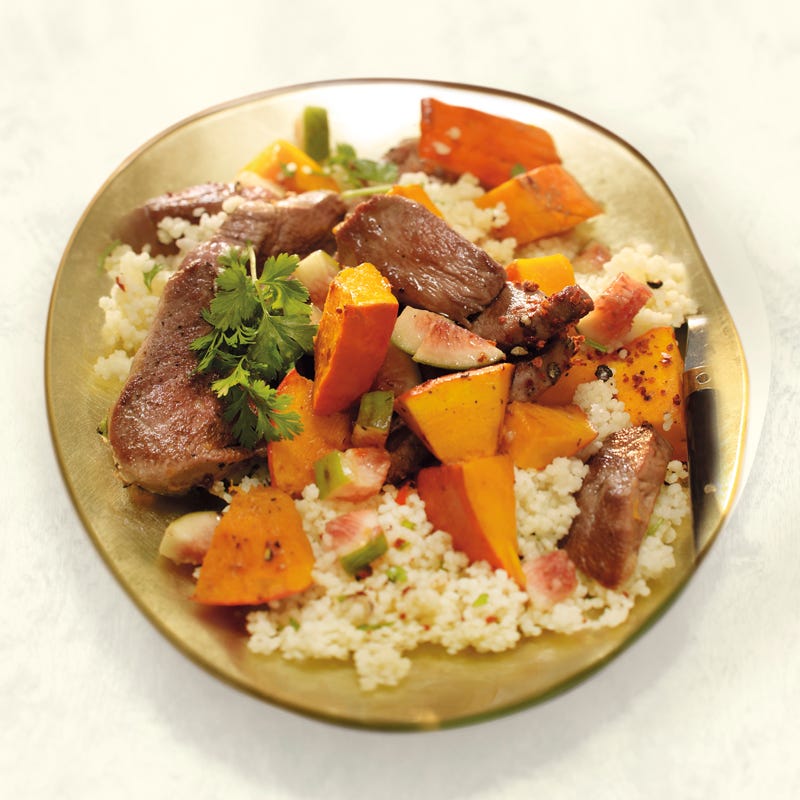 Foto Kürbis-Couscous-Pfanne mit Ente von WW