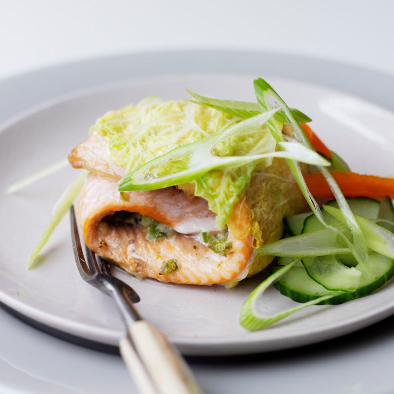 Foto Forellenfilets im Chinakohlmantel von WW