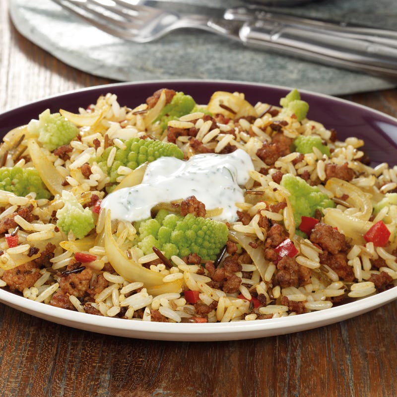 Foto Tatar-Reis-Pfanne mit Romanesco von WW