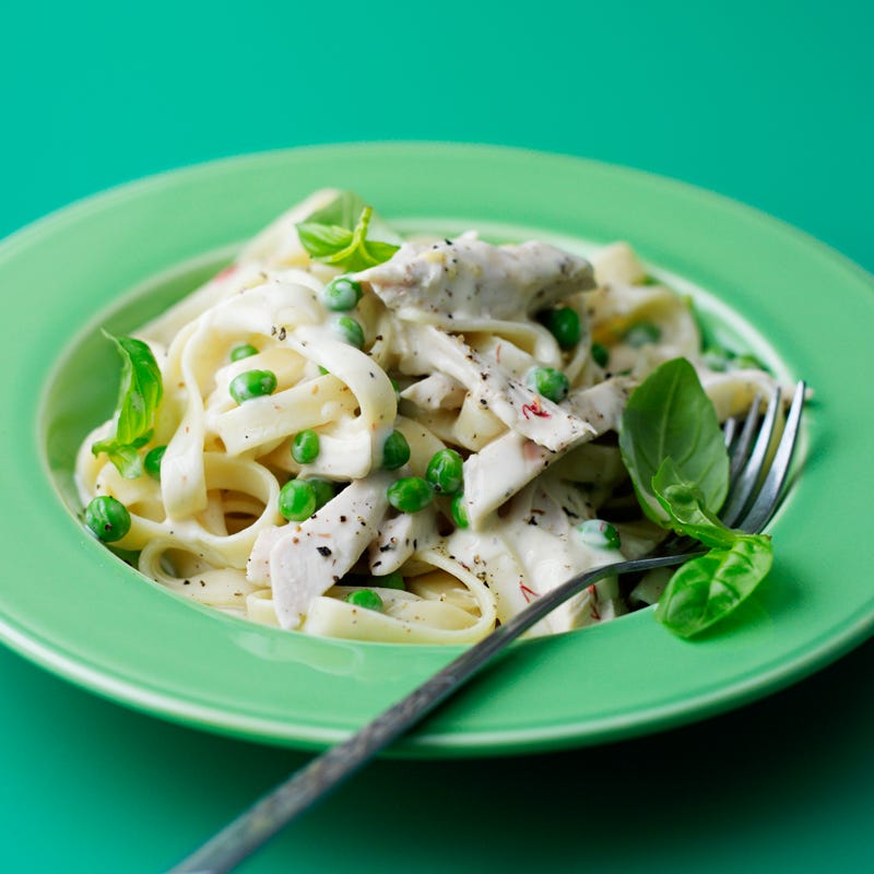 Foto Tagliatelle mit Hähnchen und Safran von WW