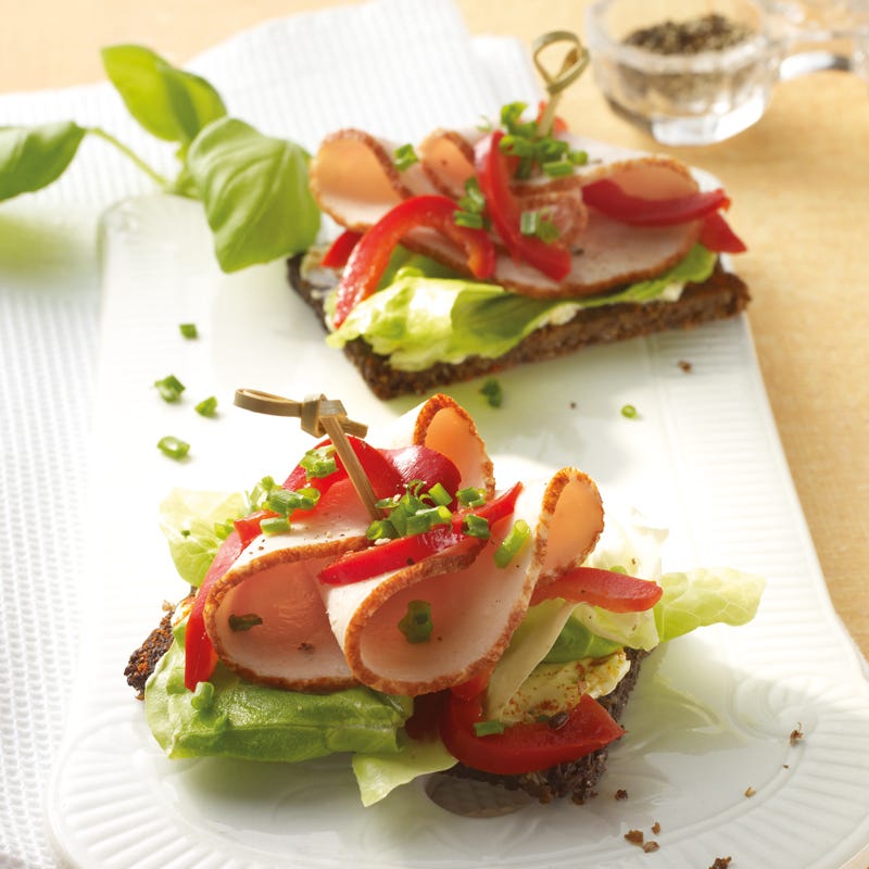 Foto Herzhafte Hähnchenbrust-Schnitten von WW