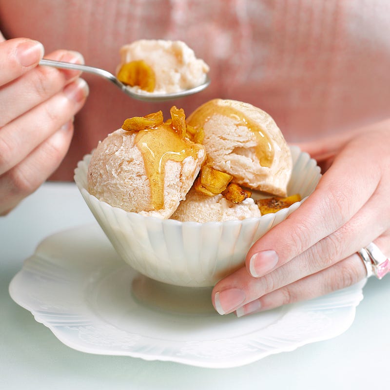 Foto Bananeneiscreme mit Ahornsirup von WW