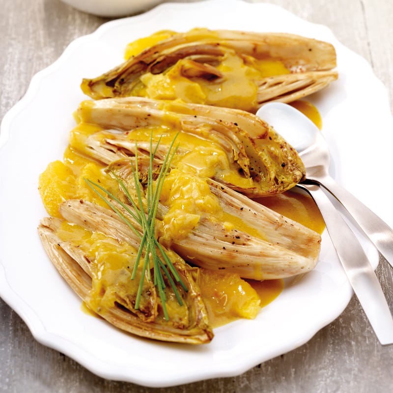 Foto Geschmorter Orangenchicorée von WW