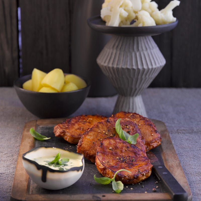 Foto Honigsteaks mit Blumenkohl von WW