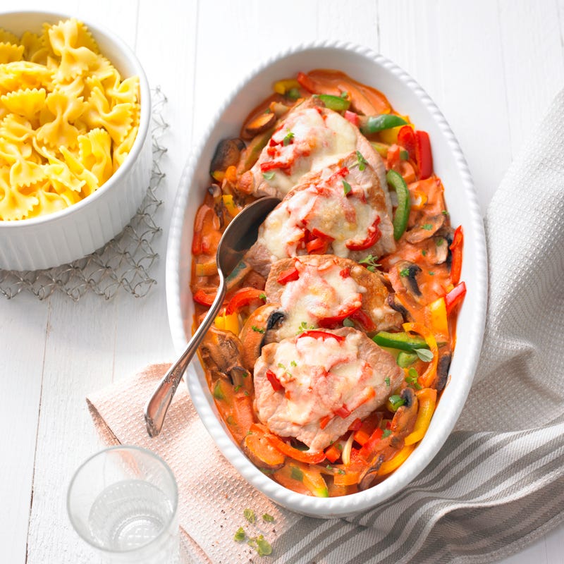 Überbackene Paprikaschnitzel