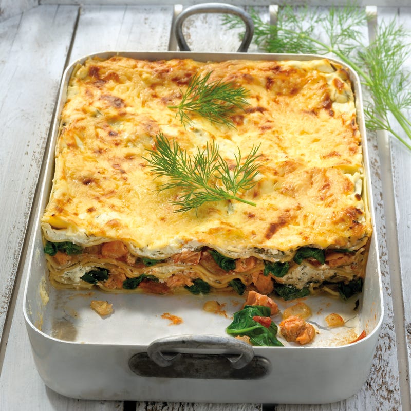 Foto Lachs-Spinat-Lasagne von WW