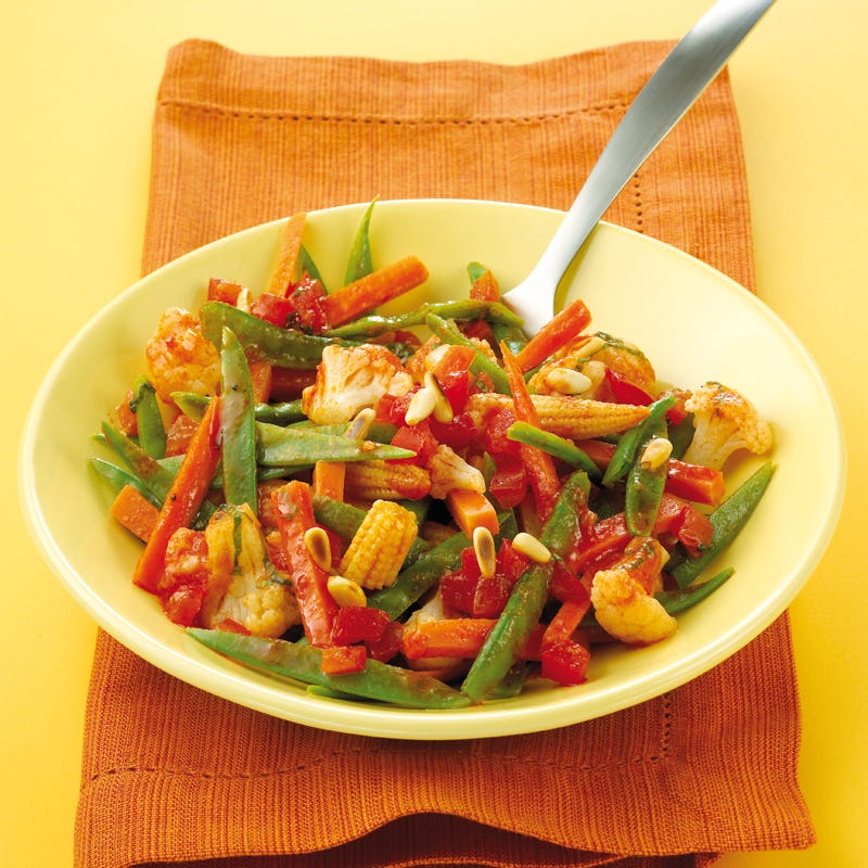 Foto Gemüsesalat mit Tomatendressing von WW