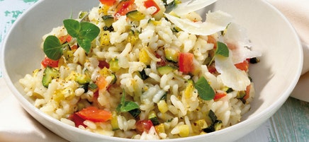 Zucchini-Tomaten-Risotto