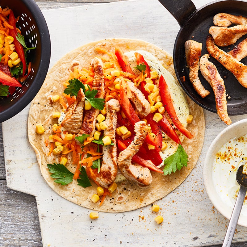 Schnitzel-Wrap