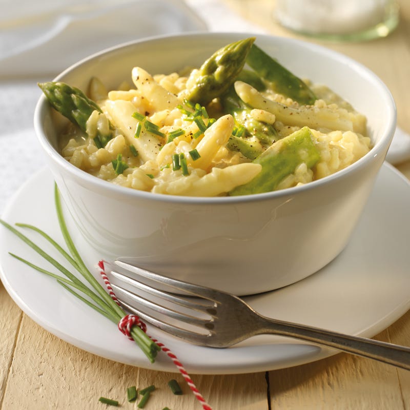 Foto Spargelrisotto mit Safran von WW
