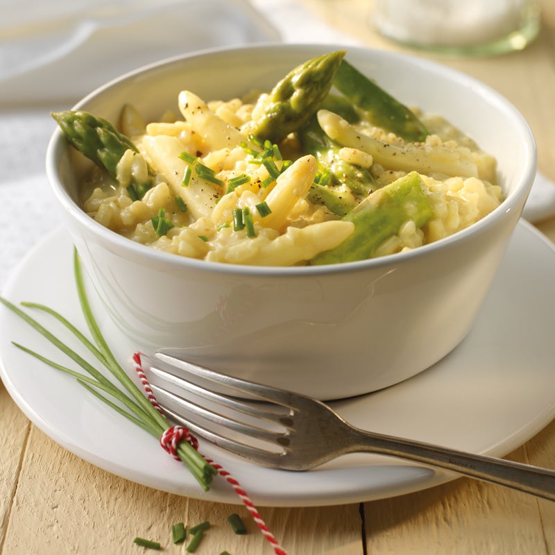Spargelrisotto mit Safran Rezept | WW Deutschland Spargelrisotto mit Safran Rezept | WW Deutschland