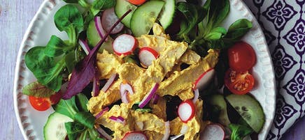 Quorn™ tikka salad