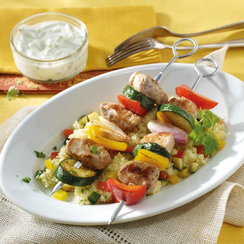 Foto Schaschlik mit Couscousgemüse von WW