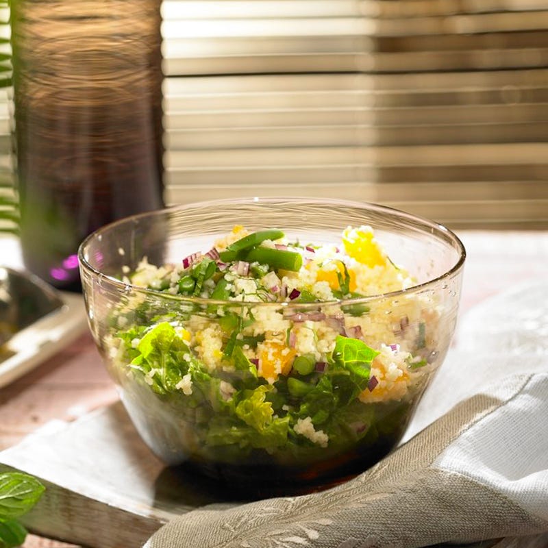 Grüne-Bohnen-Salat mit Couscous