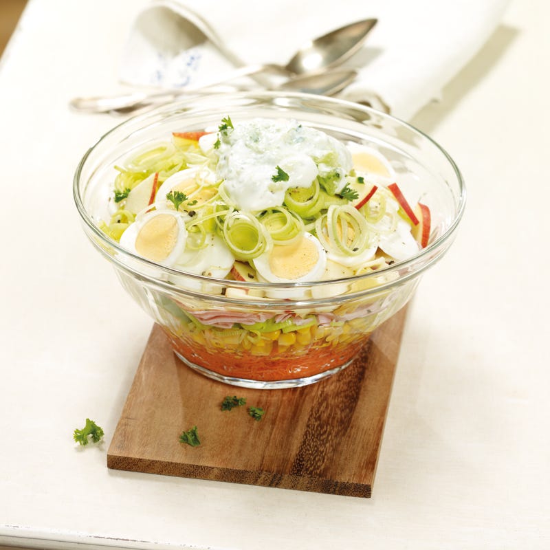 Foto Schichtsalat mit Tsatsiki von WW