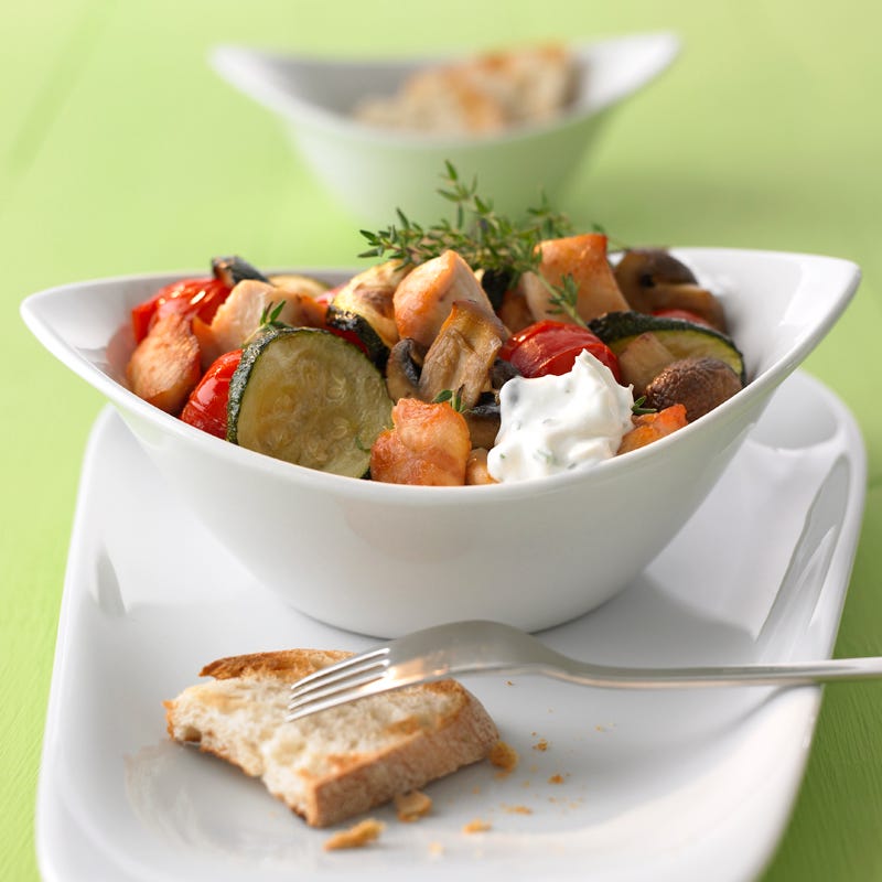 Foto Hähnchen-Zucchini-Blech von WW