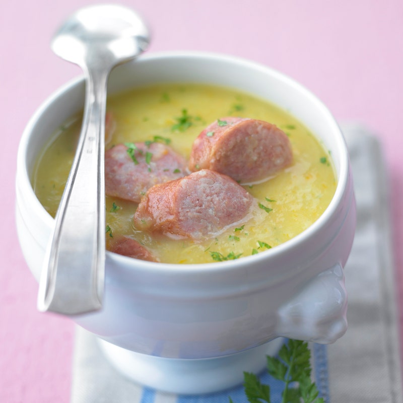 Kartoffelsuppe mit Mettenden