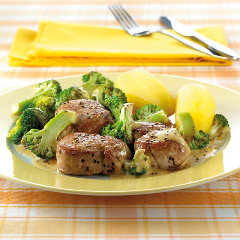 Foto Schweinefilet in feiner Senfsauce von WW